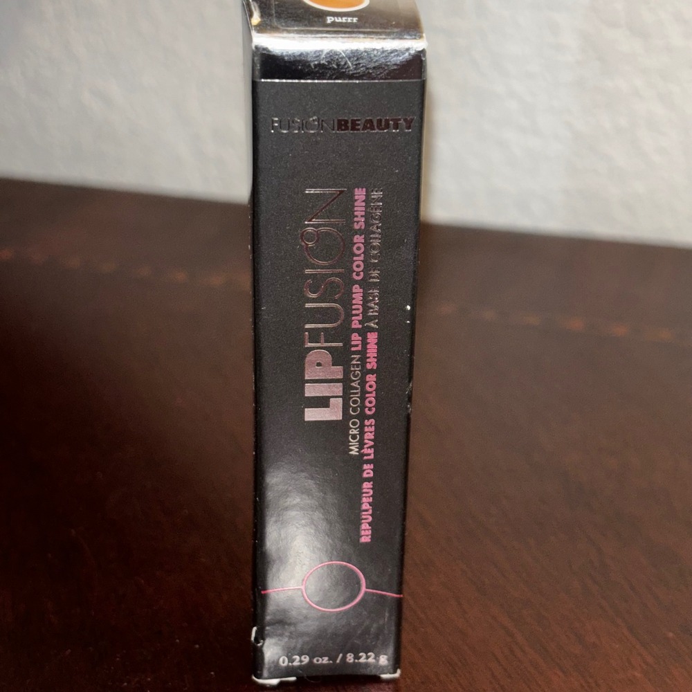 Fusion Beauty‎ LipFusion Micro Collagen Lip Plump Color Shine Purrr 0.29oz NIB